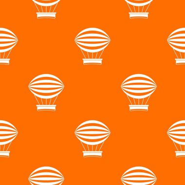 Çizgili retro sıcak hava balon model sorunsuz