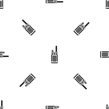 Taşınabilir el radyo model sorunsuz siyah