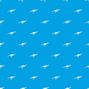 Velyciraptor desen kesintisiz mavi