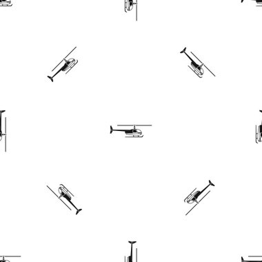 Helikopter desen sorunsuz siyah