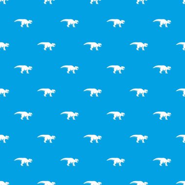 Ceratops dinozor desen kesintisiz mavi