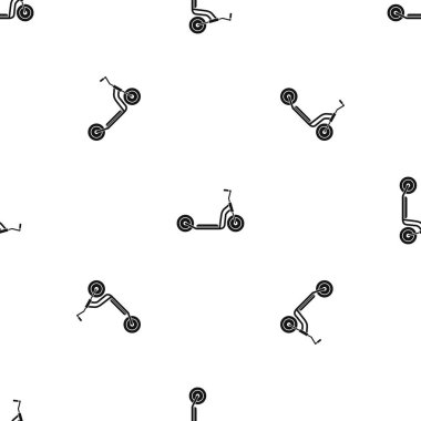 Tekme scooter model sorunsuz siyah