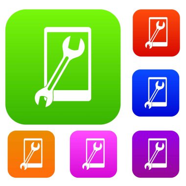 Telefon set renk koleksiyonu tamir