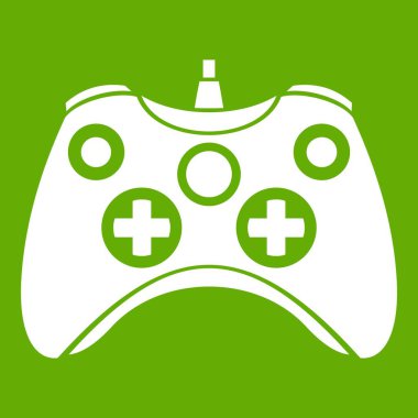 Video oyun denetleyicisi simgesi yeşil