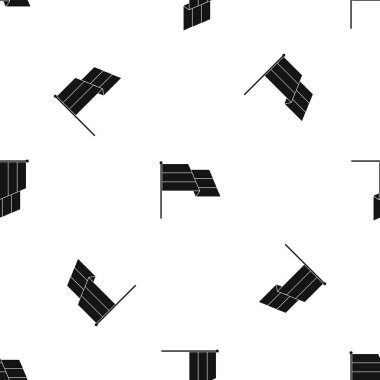 Sorunsuz siyah bayrak deseni