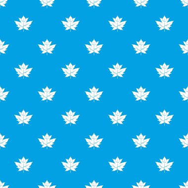 Bektaşi üzümü yaprağı deseni kesintisiz mavi