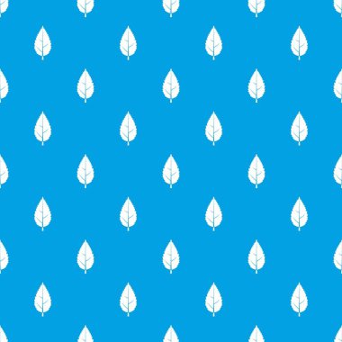 Gürgen yaprak desen kesintisiz mavi