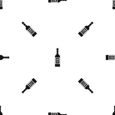 Şişe votka desen sorunsuz siyah