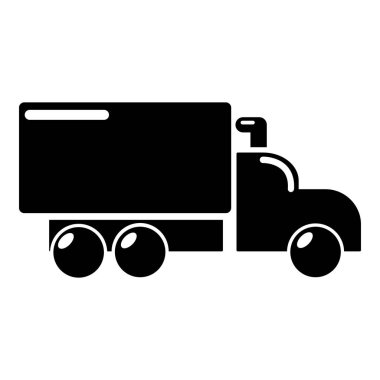 Kamyon simgesi, basit tarzı