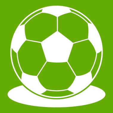 Futbol topu simgesi yeşil