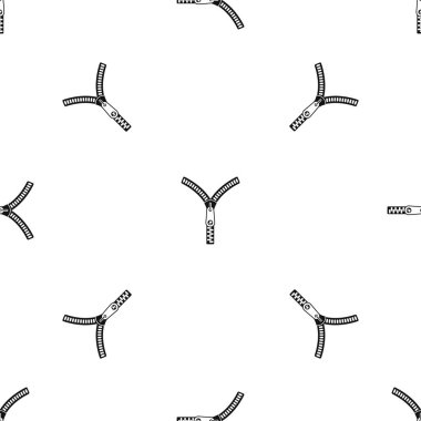 Kilit desen sorunsuz siyah fermuar