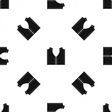 Desen dikiş desen sorunsuz siyah için