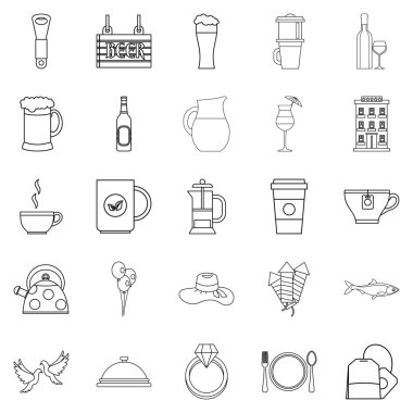 Ruh Icons set, anahat stili