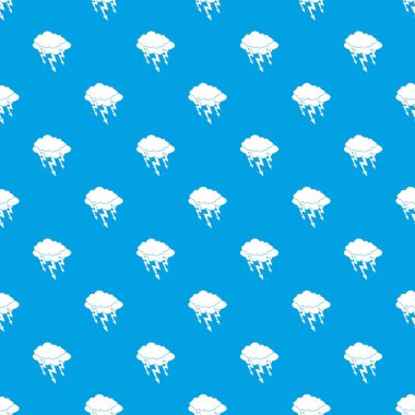 Yıldırım cıvata desen kesintisiz mavi