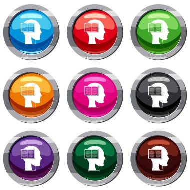 Açık kitap set 9 koleksiyonu ile baş