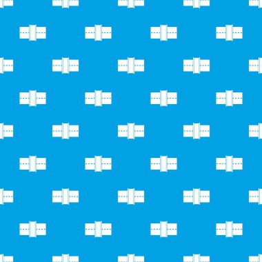 Yol desen kesintisiz mavi