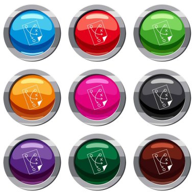 Futbol strateji 9 koleksiyonu ayarla