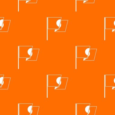 Japonya bayrağı Dikişsiz desen