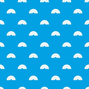 Yuvarlak dönüm yol desen kesintisiz mavi