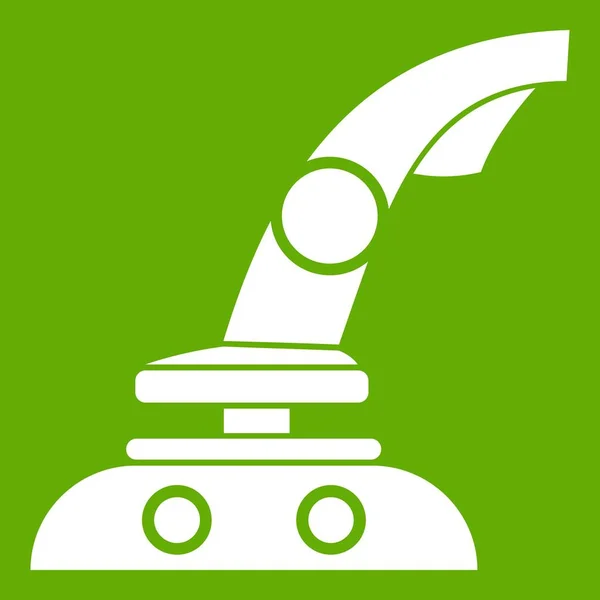 Joystick icon green — Stock Vector