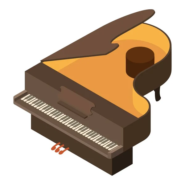Εικονίδιο πιάνων, ισομετρική στυλ — Διανυσματικό Αρχείο