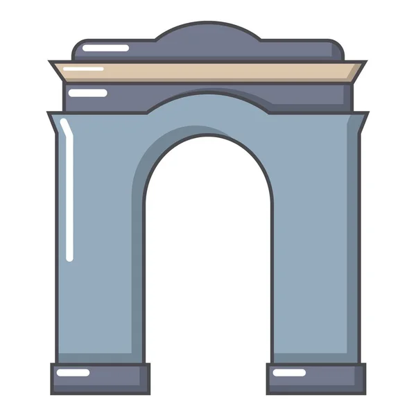 Archway gran icono, estilo de dibujos animados — Vector de stock