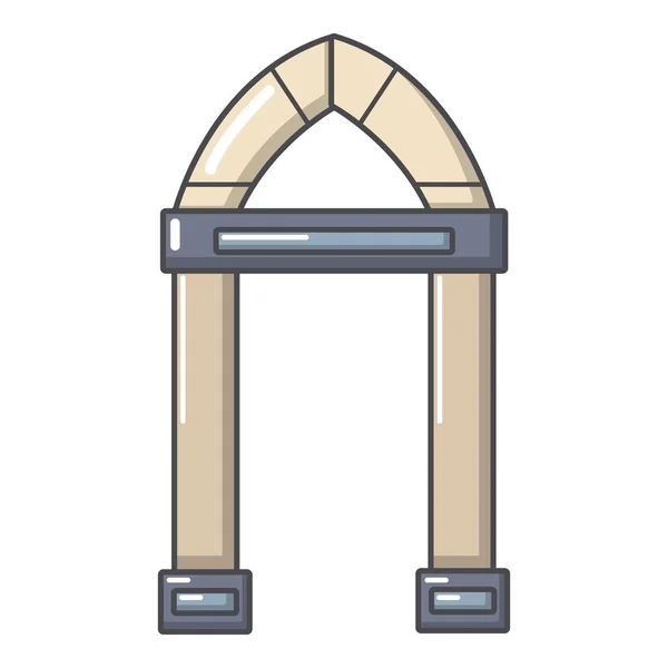 Ícone decorativo Archway, estilo cartoon — Vetor de Stock