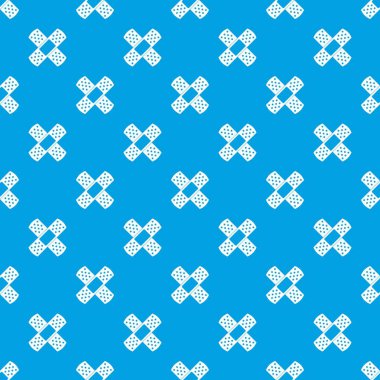 Yama desen kesintisiz mavi