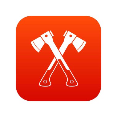 Çapraz Eksen simgesini dijital kırmızı