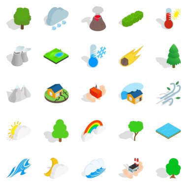 Izdırap Icons set, izometrik stili