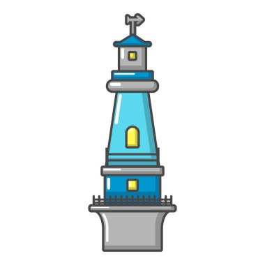 Deniz feneri simgesi, karikatür tarzı
