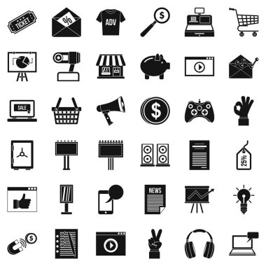 Internet optimizasyonu simgeler kümesi, basit tarzı