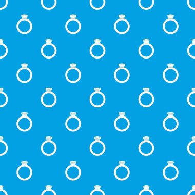 Yüzük desen kesintisiz mavi