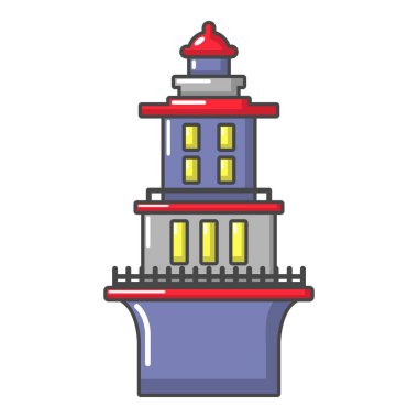 Deniz feneri simgesi, karikatür tarzı