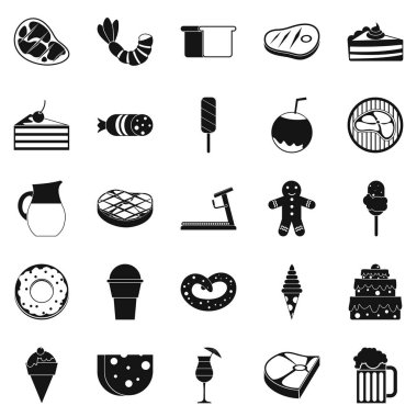 Calory Icons set, basit tarzı