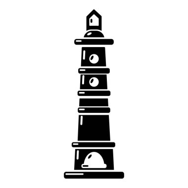 Kule kutsal kişilerin resmi, basit tarzı gidin