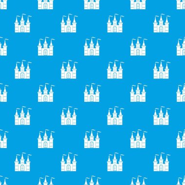 Kale desen kesintisiz mavi