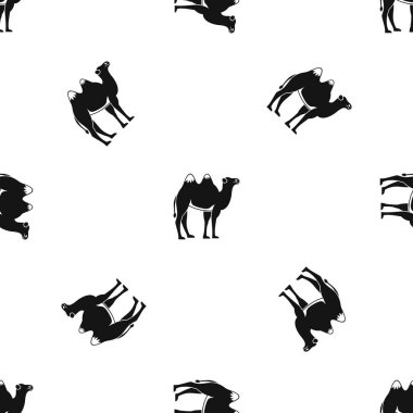 Deve desen sorunsuz siyah
