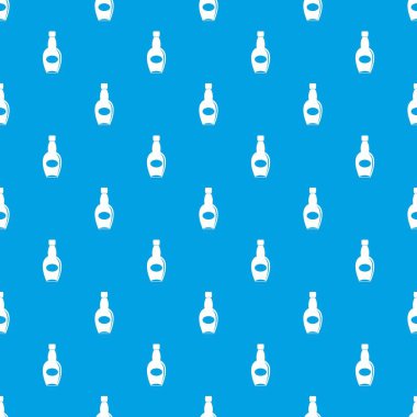 Büyük şişe desen kesintisiz mavi
