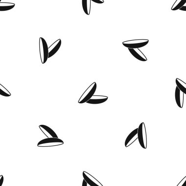 Kontakt lensler sorunsuz siyah desen