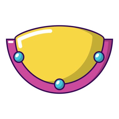 Oval lamba simgesi, karikatür tarzı