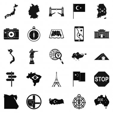 Görüntü Icons set, basit tarzı