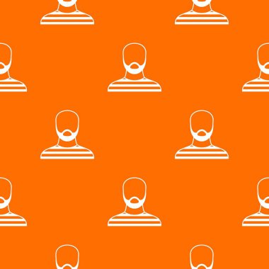 Sakallı adam hapishane kıyafeti desen sorunsuz