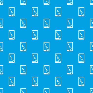 Yenileme telefon desen kesintisiz mavi