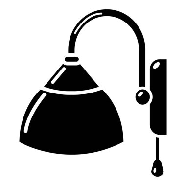 Duvar lamba simgesi, basit tarzı