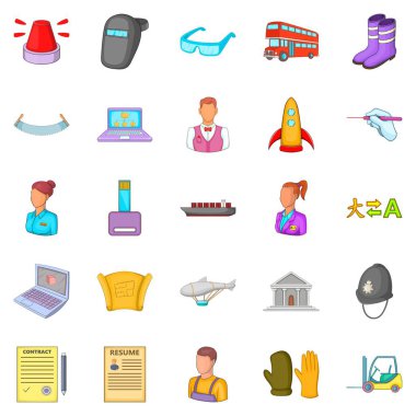 Avantajlı teklif Icons set, karikatür tarzı