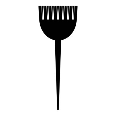 Saç fırça simgesini, basit tarzı