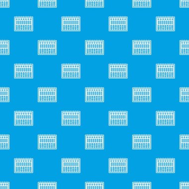 Müzik ekolayzer konsol desen kesintisiz mavi