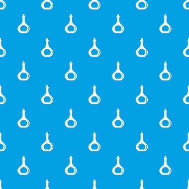 Sürahi desen kesintisiz mavi