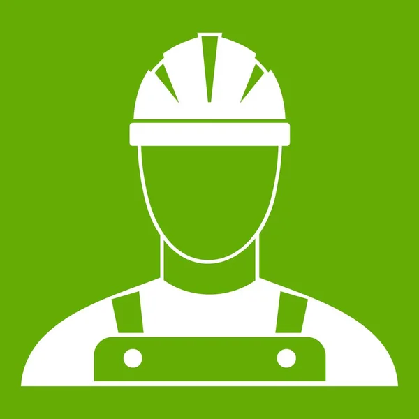 Icono constructor verde — Vector de stock